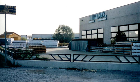 Almax Treviso 1995 deposito distribuzione materie plastiche
