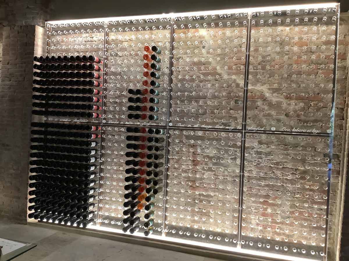 Portabottiglie per cantina di vini